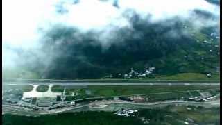 A spectacular landing on the Paro International Airport Bhutan [upl. by Bach]