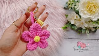 fácil llavero en TENDENCIA 🌸 a crochet para tu emprendimiento ✅ [upl. by Truelove]