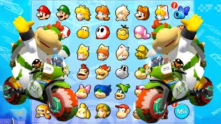 Mario Kart 8 Deluxe Wave 6 Doctor Bowser jr Racing Golden Dash Cup amp Propeller Cup [upl. by Weismann]