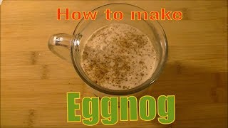 Eggnog Recipe how to make eggnogcook better [upl. by Assirok898]