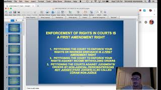 COMMON LAW FILINGS COURTS OF RECORD FOR TRESPASS UPON RIGHTS IN STATE COURTS [upl. by Donell]