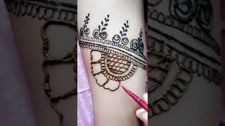 Easy mehandi designshortvideo artmehandimehandiartshortsvideoshortsviralvideomehandi [upl. by Bahr]