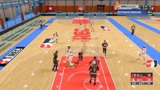 NBA 2K22 leaning slams [upl. by Reifnnej299]