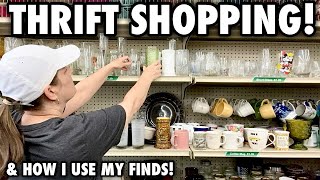 Thrift Store Shopping • Thrifting Home Decor at Goodwill Thrift Store Finds • Thrift with Me [upl. by Aloisia]