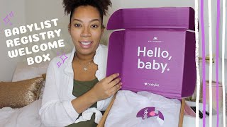 Babylist October 2019 HelloBabyBox  Baby Registry Welcome Box Unboxing [upl. by Pejsach325]