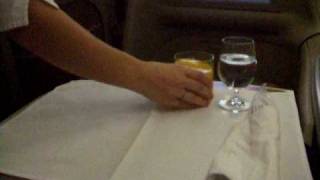 Gulf Air First Class Dining [upl. by Witty]