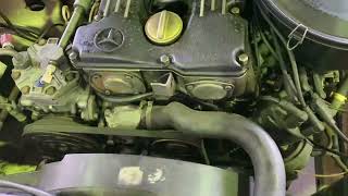 1977 Mercedes benz W116 280SE Engine room sound [upl. by Amalburga]