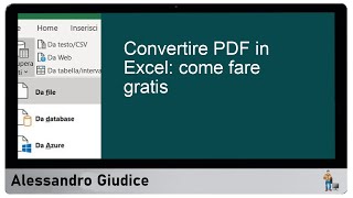 Guida Facile Convertire PDF in Excel Gratuitamente in Pochi Passi [upl. by Gwenette427]