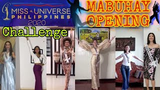 The MABUHAY MISS UNIVERSE OPENING NUMBER DANCED BY MISS UNIVERSE PHILIPPINES 2020 CANDIDATES [upl. by Thirzi364]