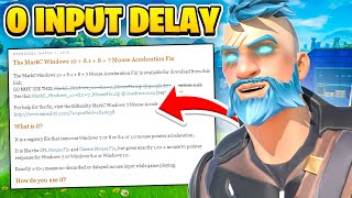 How PROS Get ZERO Input Delay In Fortnite Season OG ✅ Latency Tweaks [upl. by Ferreby]