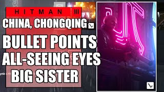 Hitman 3 – Bullet Points  AllSeeing Eyes  Big Sister One Shot Two Kills [upl. by Joliet951]