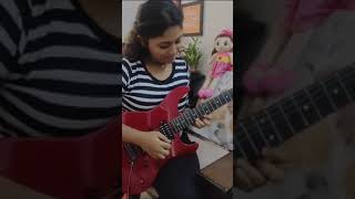 Vizhi moodi song  Guitar Cover surya shortvideo short music [upl. by Sayre]