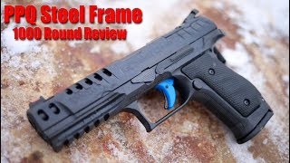 Walther PPQ Q5 Steel Frame Match 1000 Round Review [upl. by Eicart]