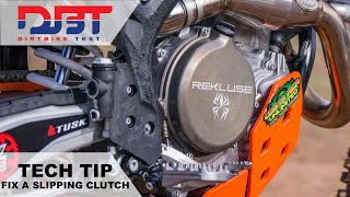 FIX A SLIPPING CLUTCH  Know When Your Dirt Bike Clutch Is Slipping [upl. by Marcelo]