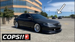 CG6 HONDA ACCORD BUILD BREAKDOWNCOPS SHOWED UP [upl. by Dunc]