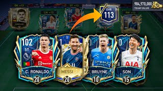 TOTS Special Team Upgrade We have legendary Ronaldo Messi De Bruyne FIFA Mobile 22 [upl. by Lundt587]