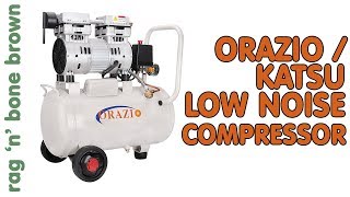 Orazio  Katsu 24l low noise CHEAP air compressor  Too Good To Be True [upl. by Talie337]