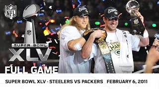 Super Bowl XLV  Packers vs Steelers  NFL Full Game [upl. by Amalbena]