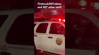 Tarrytown Fire Department Chief Car in the Columbus Day Parade 2024 [upl. by Alyahsal737]