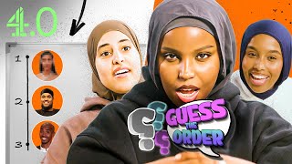 Chunkz or Maya Jama Diary Room RANK Famous Somalis  Guess The Order  channel40 [upl. by Nidla]