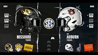 CFB REIMAGINED 2024 Season Week 8  9 Missouri 33  20 Auburn 32 [upl. by Weyermann808]