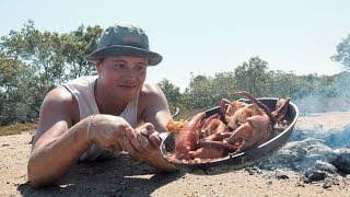 EP 1  MUDCRAB HUNT with Chilli Recipe Crab vs Beer  Catch n Fry [upl. by Ellersick]