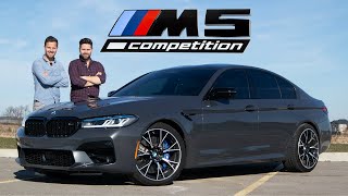 2021 BMW M5 Competition LCI Review  120000 Monster In A Suit [upl. by Hiram]