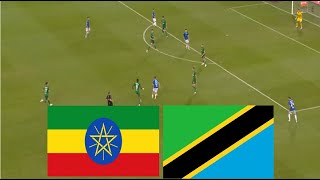 Éthiopie 02 Tanzanie Résumé  Éliminatoires Coupe dAfrique des Nations 2025 [upl. by Pihc591]