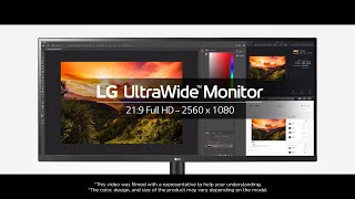 LG 219 UltraWide™ Monitor Full HD Resolution  2560x1080 [upl. by Shargel]