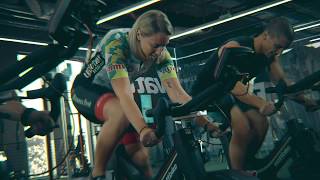 Wattbike with Triathlete Christian Henn [upl. by Ahsitahs]