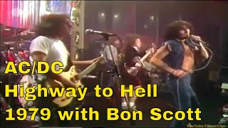 ACDC  Highway To Hell  Rare Live Performane with Bon Scott 1979 [upl. by Ama549]