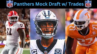 2025 Carolina Panthers Mock Draft w Trades [upl. by Bradney382]