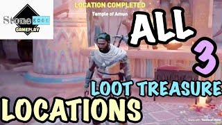 Assassin’s Creed Origins  Temple Of Amun Loot Treasure Locations [upl. by Nicoline]