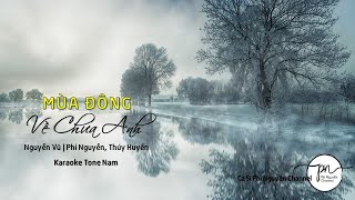 MÙA ĐÔNG VỀ CHƯA EM Karaoke Tone Nữ Giáng Sinh Vượt Thời Gian  Sáng Tác Nguyễn Vũ Ca Sĩ Phi Nguyễn [upl. by Boykins]