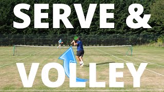 Serve and Volley Tennis Lesson  The Complete Guide 5 STEPS [upl. by Liebowitz]