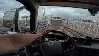 Trucker Cross eurotunnel between France and England  TRUCK DRIVER  HGV DRIVER [upl. by Urbanna]