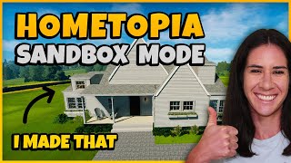 HOMETOPIA SANDBOX MODE 🔨 Gameplay  My Thoughts [upl. by Anytsirk]