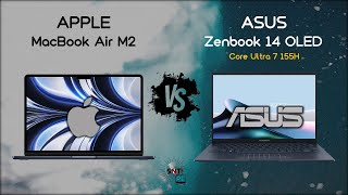 MacBook Air M2 Vs Zenbook 14 OLED Which Is The Better Laptop [upl. by Wills]