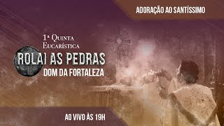 1ª QUINTA EUCARÍSTICA ROLAI AS PEDRAS  ADORAÇÃO AO SANTÍSSIMO  PADRE REGINALDO MANZOTTI AO VIVO [upl. by Korwin]