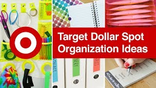 DIY Organization Ideas from Target Dollar Spot  Sea Lemon [upl. by Danae781]