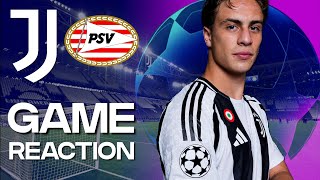 JUVENTUS vs PSV  POST GAME REACTION UCL MD1 [upl. by Oicnedurp]