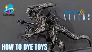 CUSTOM Lanard Alien Queen 12quot Figure Toy Review  How To Dye Action Figures Black [upl. by Jews]