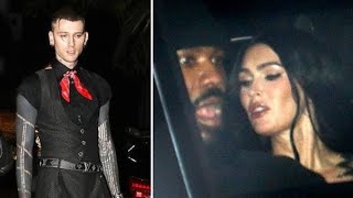 Pregnant Megan Fox Skips GQ Red Carpet Waits in Car While Machine Gun Kelly Attends [upl. by Kreager738]