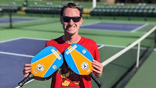 Review of ProKennex Pro Spin amp Ovation Spin Pickleball Paddles [upl. by Aserahs]