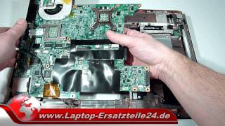 HP PAVILION DV9000 DISASSEMBLY TUTORIAL 1of2 [upl. by Madriene]