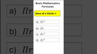 How to remember Math formulas  How to find the Area of a circle 🤔🤔 viralvideo trendingshorts [upl. by Ynelram]