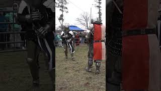 GREATSWORD BATTLE armoredcombat knights buhurt [upl. by Goldfinch]