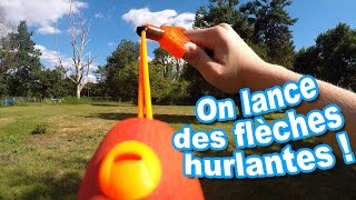 LANCEURS de FLECHES HURLANTES SKY RIPPERZ  Challenge avec un fan de Démo Jouets [upl. by Felita176]