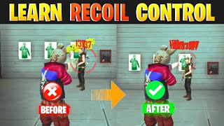 HEADSHOT  RECOIL CONTROL  How To Control “RECOIL” in Free Fire  100 WORKING [upl. by Divadnahtanoj781]