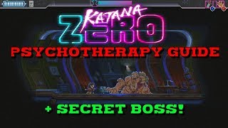 🎮 Katana Zero  Psychotherapy Achievement Guide  Secret Boss [upl. by Loveridge]